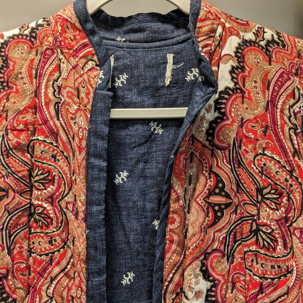 Handstiched Reversible Patterned Jacket - image 2